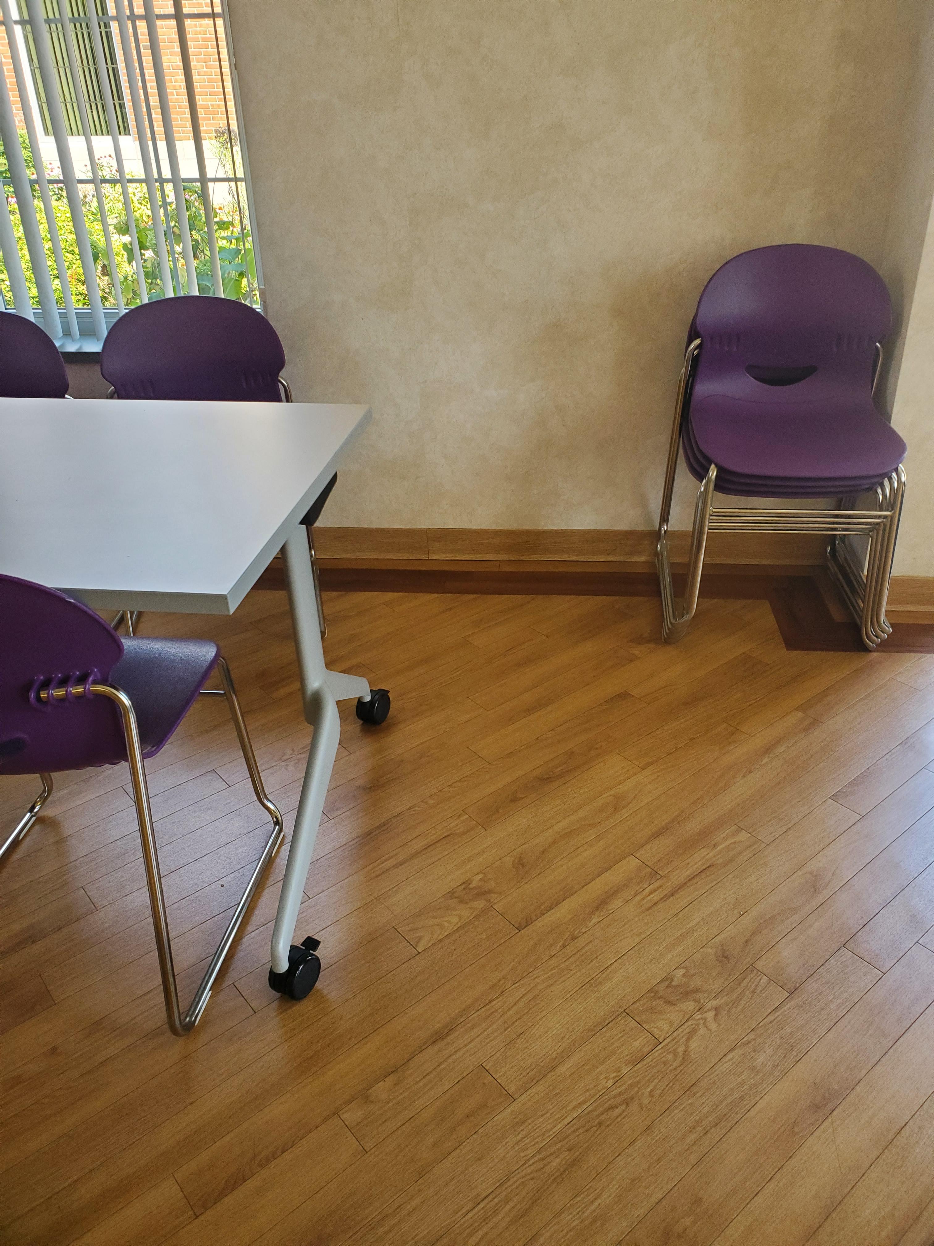 Stackable Chairs Reaching Across Illinois Library System