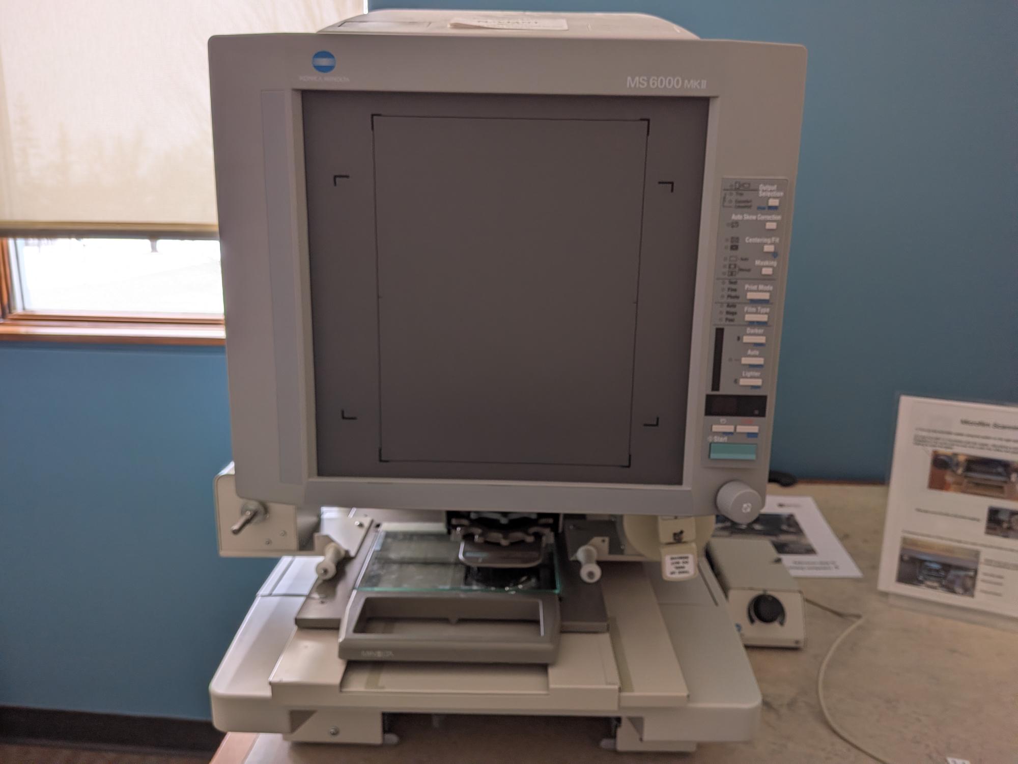 Microfilm Machine | Reaching Across Illinois Library System