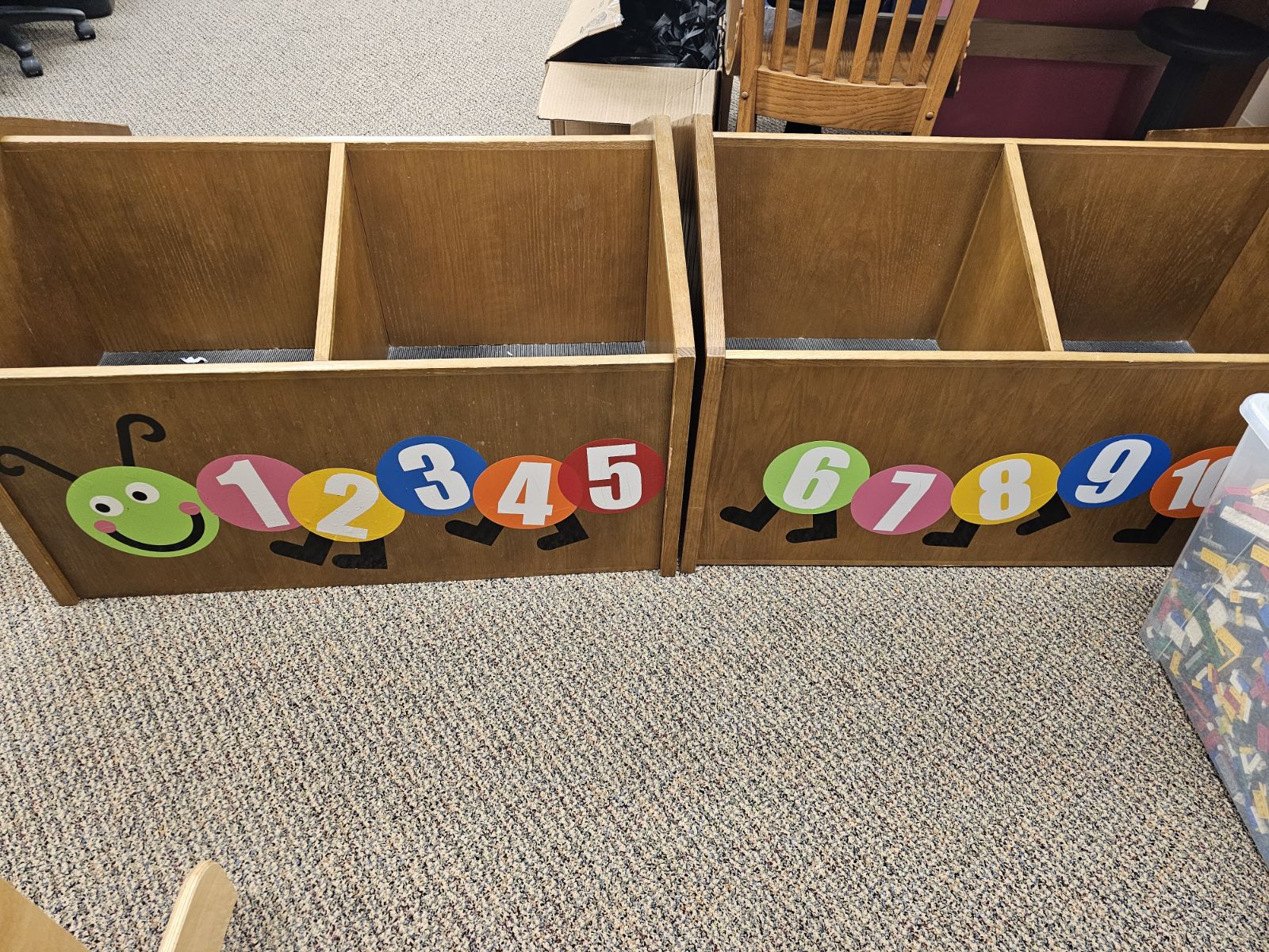 Floor Browsing Bins, 2 available | Reaching Across Illinois Library System