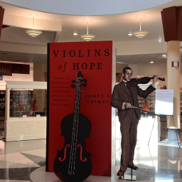 My Library Is... Hosting the Violins of Hope Exhibit