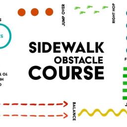 Sidewalk Obstacle Course