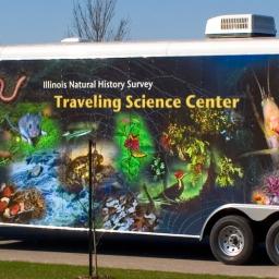 Truck and trailer of traveling exhibit