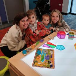 Upon reopening, young families immediately noticed the all-new Children's Area at the AAPLD's Eastgate Branch.