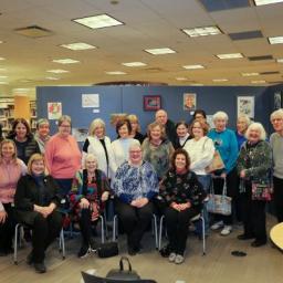 Creative Aging artists gathered this week at the Arlington Heights Memorial Library to celebrate and exhibit their work 