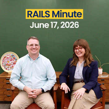 Rails Minute. June 17, 2026. Joe Filapek and Monica Harris.