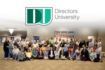 group shot of Directors University graduates