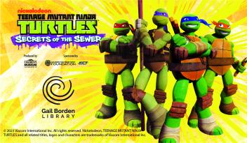 Teenage Mutant Ninja Turtles exhibit graphic