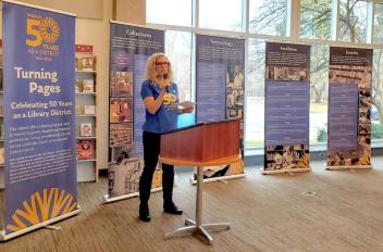 WNPLD Executive Director Monica Dombrowski Opens the Exhibit