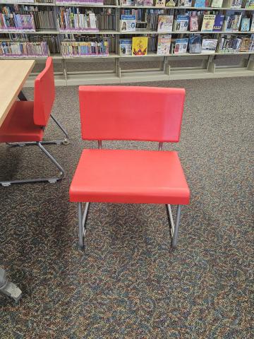 red chairs