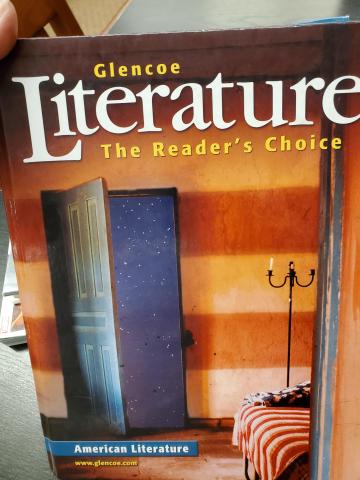 Glencoe Literature book