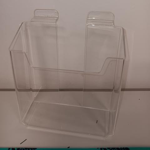 Slatwall literature holder 5.5" width