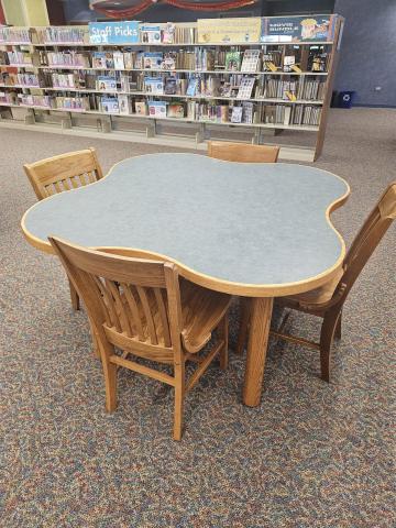 table and chairs