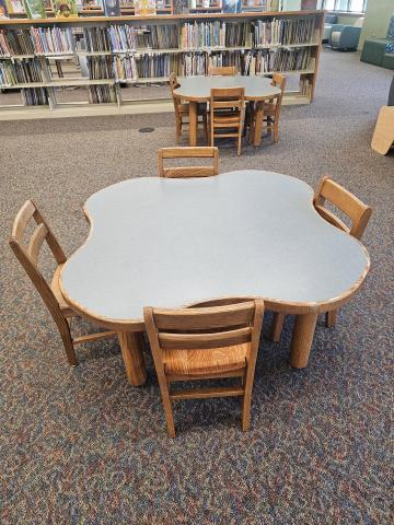 tables and chairs