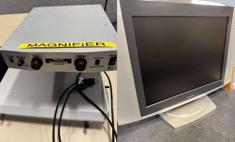 Magnifier and Monitor