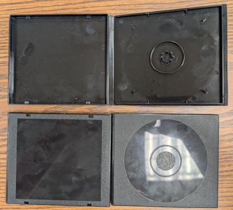 Black CD Cases w/o Plastic Outer Sleeve