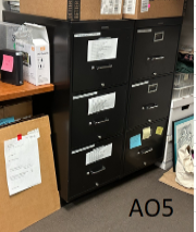 Black File Cabinets (2)
