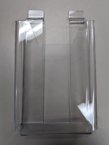 33 acrylic brochure holders for slat-wall