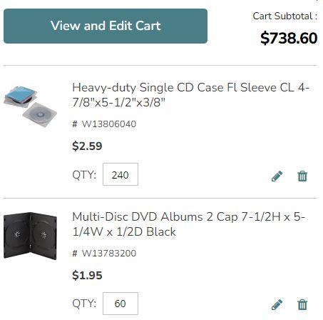 CD & DVD cases