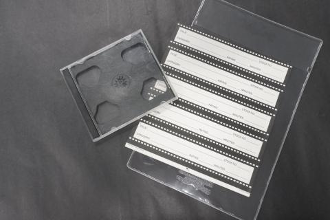 We have several CD cases and title sheets for DVD or CD Sleeves free for the taking.