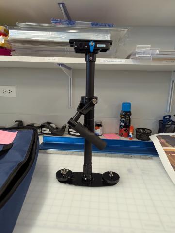 A black Wordlan Stedicam Base 
