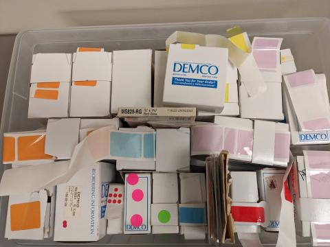 Assorted DEMCO stickers