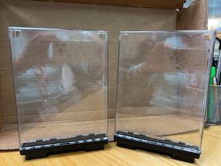 Clear acrylic DVD security cases