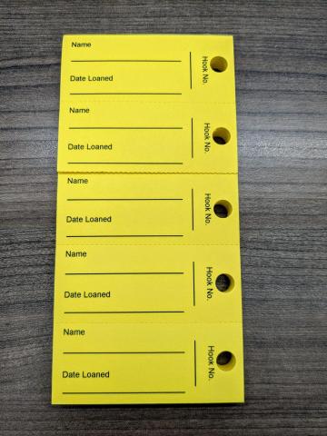 Date Loaned cards