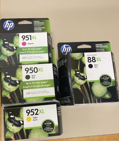 Free lot of HP printer ink cartridges 