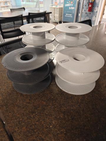 empty bambu PLA spools 