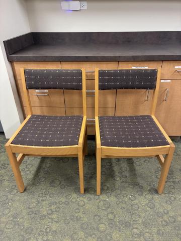 2 Brown Chairs