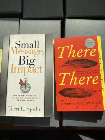 The covers of two books side by side.