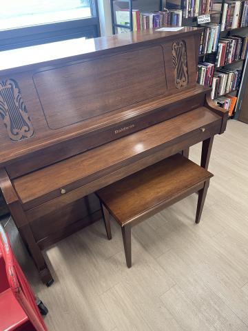 wooden piano