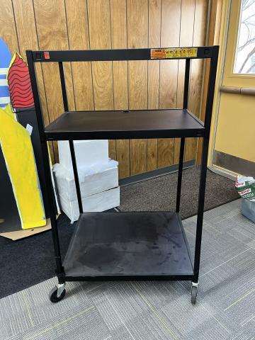 AV Cart on wheels