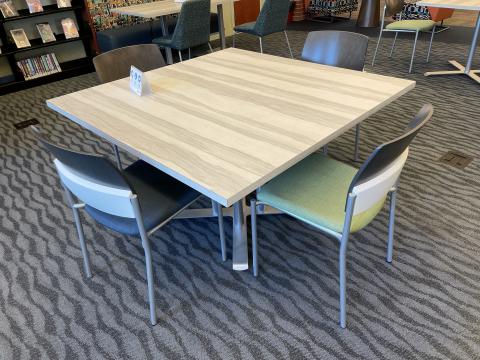 42" grey table