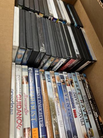 lots of dvds