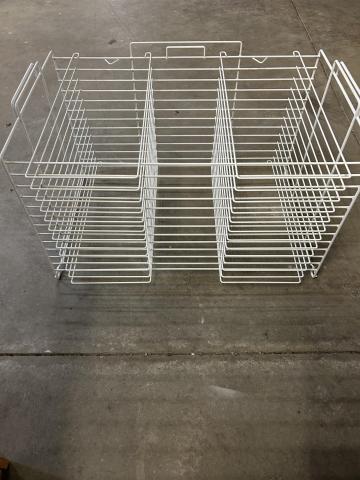 Three poster racks. Approximately 29.5" long x 18.5" tall x 21.5" deep.