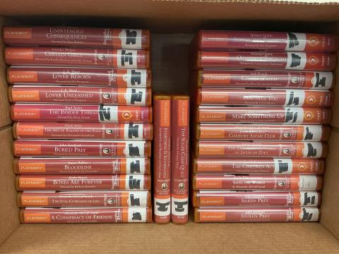 Photos of playaway titles