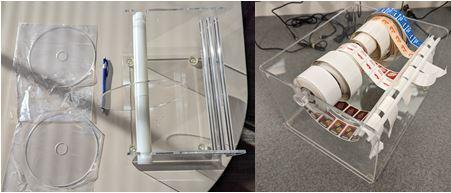 Acrylic label holder