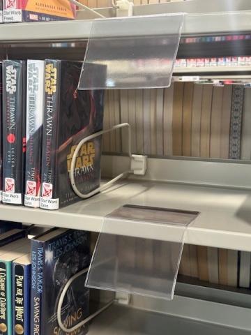 Magnetic Clear Plastic Label Holders for Bookshelf