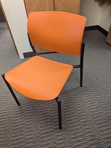 orange chair photo