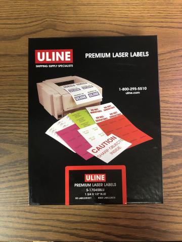 Uline labels