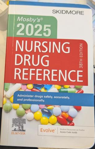 Cover Image Mosby's 2025 Nursing Drug Reference