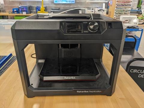 MakerBot 3D Printer on a desktop