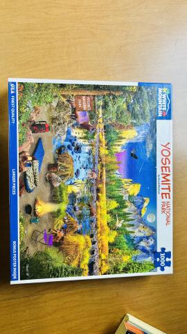 Picture of 1,000 piece puzzle of Yosemite National Park