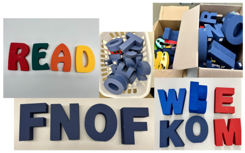 free lightweight foam letters