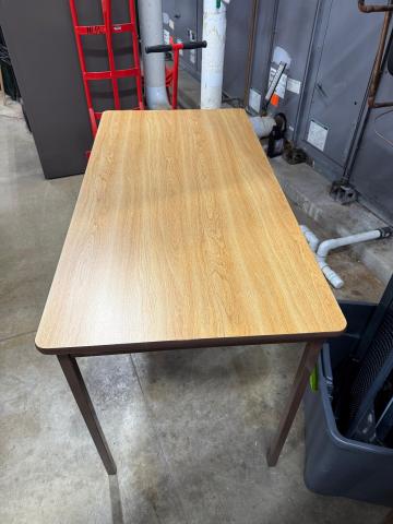 Two 4'L x 2'W x 30"H Tables