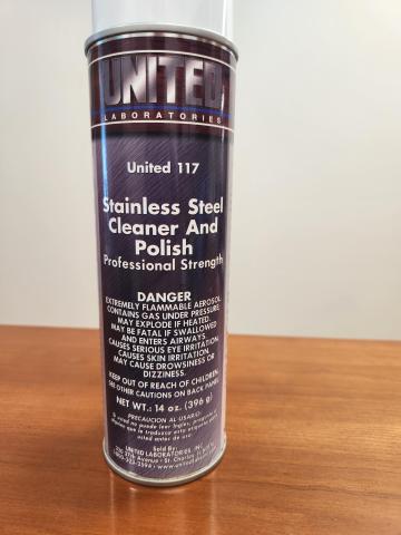 United 117 Stainless Steel Cleaner & Polish