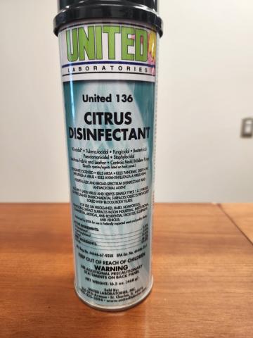 United 136 Citrus Disinfectant