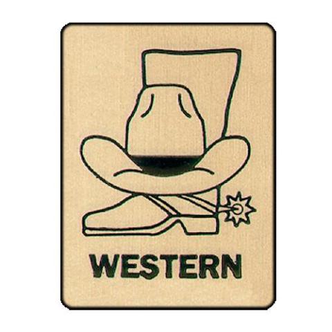 Western Book label
