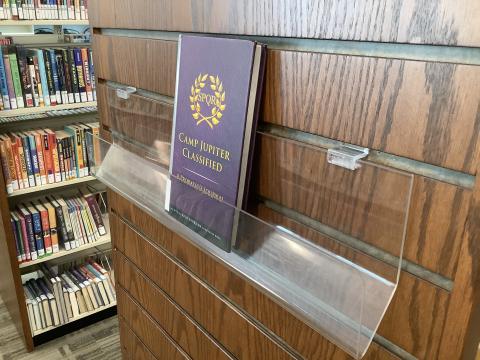 Slatwall wide book holders